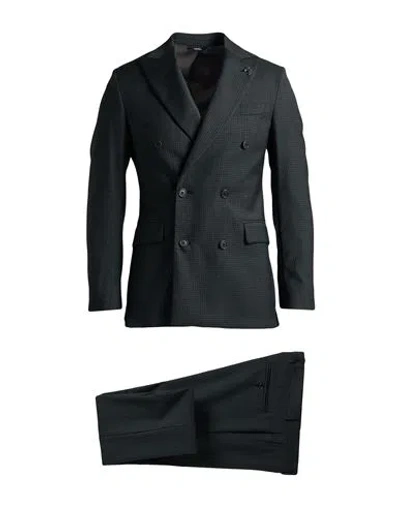 Tombolini Man Suit Dark Green Size 50 Virgin Wool