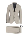 Tombolini Man Suit Grey Size 44 Cotton, Polyamide, Elastane In Grey