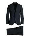 Tombolini Man Suit Lead Size 46 Virgin Wool, Elastane In Gray