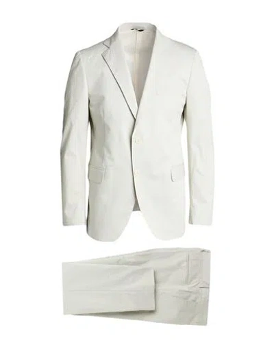 Tombolini Man Suit Light Grey Size 48 Cotton, Elastane
