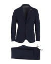 Tombolini Man Suit Midnight Blue Size 46 Cotton, Polyamide, Elastane