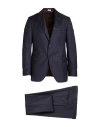 Tombolini Man Suit Midnight Blue Size 46 Virgin Wool In Blue