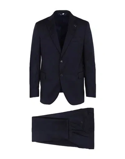 Tombolini Man Suit Midnight Blue Size 48 Virgin Wool