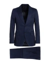 Tombolini Man Suit Navy Size 48 Cotton In Blue