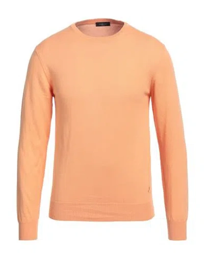 TOMBOLINI TOMBOLINI MAN SWEATER APRICOT SIZE 44 COTTON