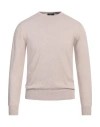 Tombolini Man Sweater Beige Size 42 Cotton