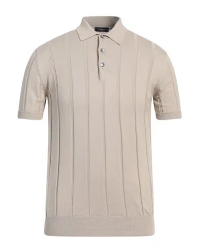 Tombolini Man Sweater Beige Size 48 Cotton