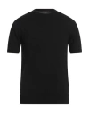 Tombolini Man Sweater Black Size 44 Cotton