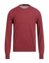 Tombolini Man Sweater Brick Size 42 Cotton In Red