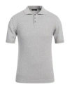 Tombolini Man Sweater Grey Size 46 Cotton