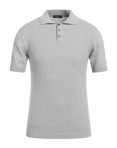 Tombolini Man Sweater Grey Size 46 Cotton
