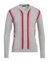 Tombolini Man Sweater Light Grey Size 40 Cotton