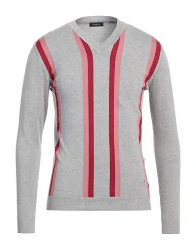 Tombolini Man Sweater Light Grey Size 40 Cotton
