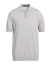 Tombolini Man Sweater Light Grey Size 46 Cotton In Grey