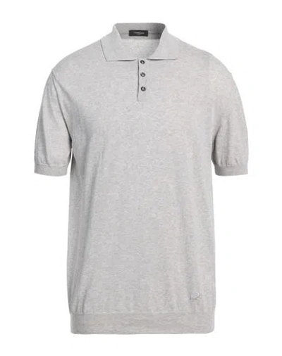 Tombolini Man Sweater Light Grey Size 46 Cotton