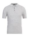Tombolini Man Sweater Light Grey Size 48 Cotton In Grey