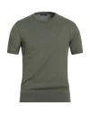 Tombolini Man Sweater Military Green Size 46 Cotton