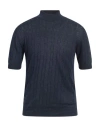 Tombolini Man Sweater Navy Size 42 Linen, Cotton
