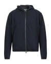 Tombolini Man Sweatshirt Midnight Blue Size 42 Virgin Wool, Polyamide In Blue