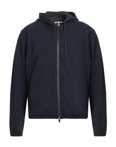 Tombolini Man Sweatshirt Midnight Blue Size 42 Virgin Wool, Polyamide
