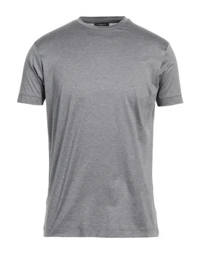 Tombolini Man T-shirt Grey Size 46 Cotton