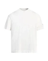 Tombolini Man T-shirt White Size Xxl Viscose, Elastane In White