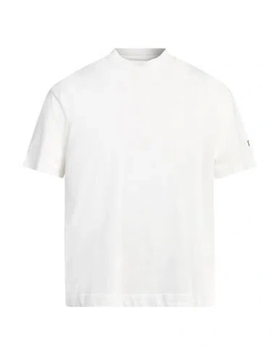 Tombolini Man T-shirt White Size Xxl Viscose, Elastane