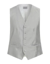 Tombolini Man Tailored Vest Black Size 44 Silk In Black