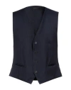 Tombolini Man Tailored Vest Midnight Blue Size 42 Virgin Wool, Elastane