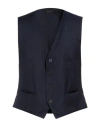 Tombolini Man Tailored Vest Midnight Blue Size 46 Virgin Wool, Elastane