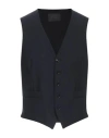 Tombolini Man Tailored Vest Midnight Blue Size 50 Virgin Wool, Elastane