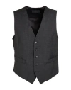 Tombolini Man Tailored Vest Steel Grey Size 50 Wool In Grey