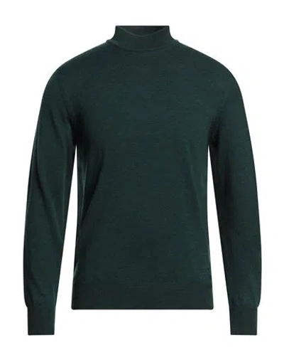 Tombolini Man Turtleneck Dark Green Size 46 Wool