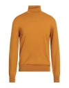 Tombolini Man Turtleneck Mandarin Size 48 Wool In Mandarin