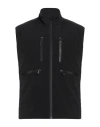 Tombolini Man Vest Black Size 40 Polyamide, Elastane In Black