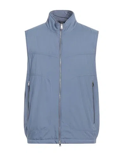 Tombolini Man Vest Pastel Blue Size 50 Polyester