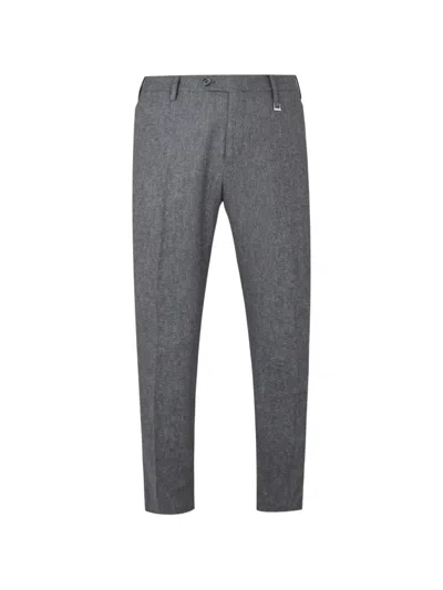 Tombolini Pressed-crease Trousers In Gray