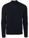 Tombolini Roll Neck Jumper In Blue