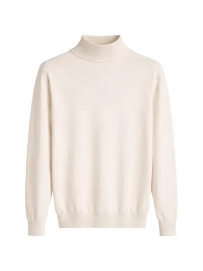 Tombolini Roll-neck Sweater In White