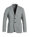 Tombolini Running Man Blazer Grey Size 40 Polyamide, Elastane In Gray