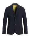 Tombolini Running Man Blazer Midnight Blue Size 36 Cotton, Polyamide, Elastane