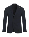 Tombolini Man Blazer Midnight Blue Size 40 Viscose, Polyamide, Elastane In Blue