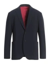 Tombolini Running Man Blazer Midnight Blue Size 48 Viscose, Polyamide, Elastane