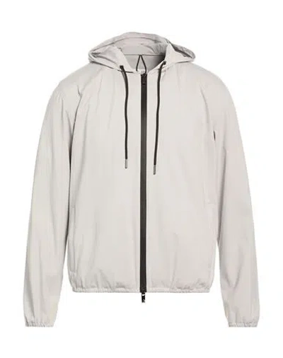 Tombolini Running Man Jacket Light Grey Size 44 Polyamide, Elastane In Gray