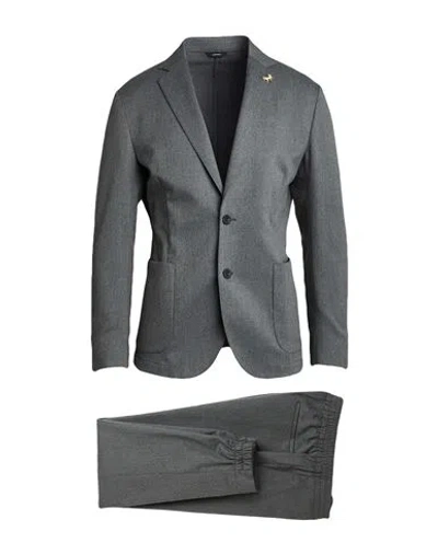 Tombolini Running Man Suit Grey Size 42 Polyester, Viscose, Elastane