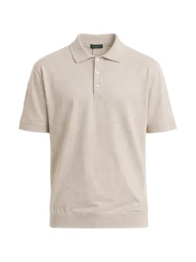 Tombolini Short-sleeve Polo Shirt In Neutral