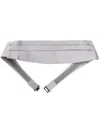 Tombolini Silk Cummerband In Grey