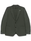 Tombolini Single-breasted Blazer In 绿色