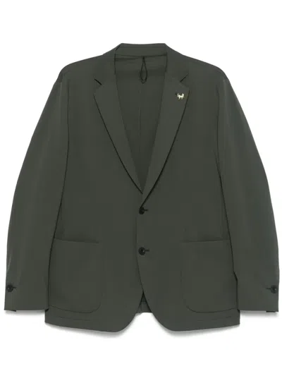 Tombolini Single-breasted Blazer In 绿色