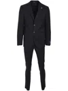Tombolini Single-breasted Suit In Black